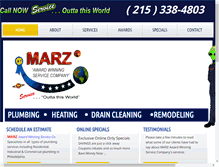 Tablet Screenshot of marzulliandsons.com